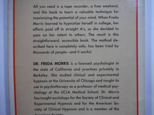 Self-Hypnosis in Two Days - Paperback - Freda Morris - 1975