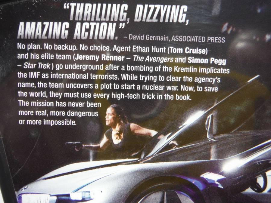 Mission Impossible : Ghost Protocol - DVD