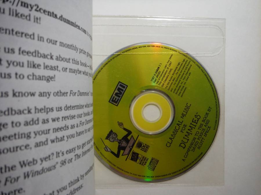 Classical Music for Dummies - Softcover - David Pogue - Includes CD