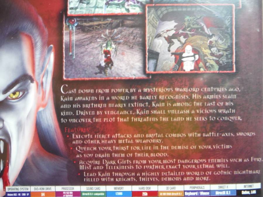 Blood Omen 2 : The Legacy of Kain Series - PC CD-ROM