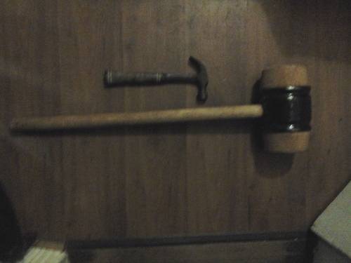 VERY VERY BIG WOODEN MALLET(HAMMER)