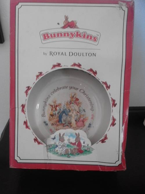 ROYAL DOULTON   BUNNYKINS  CHRISTENING COLLECTION