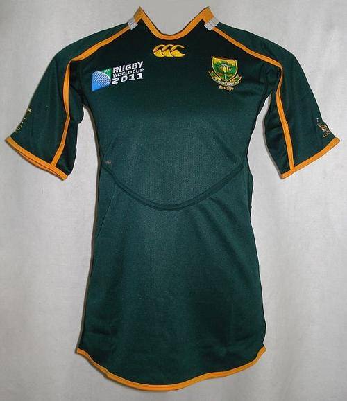Official 2011 Springbok Rugby World Cup Supporter Shirt