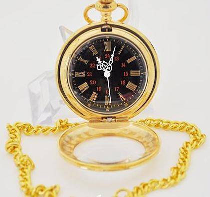 **NEW LIMITED EDITION GOLD GENTS  LUXURY  POCKET WATCH***
