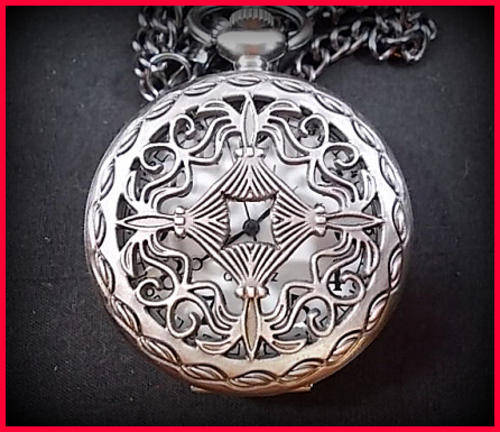***ALTAV  *** CHAIN ALLOY BRONZE ALTAV  POCKET WATCH