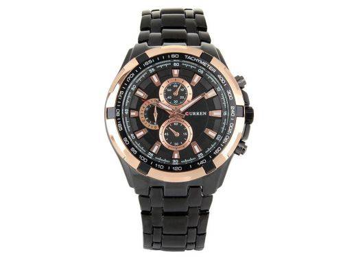 ** CLASSIC-CURREN BRAND ( M8023 )-ALL-Steel-Mens-Analog-Quartz-*