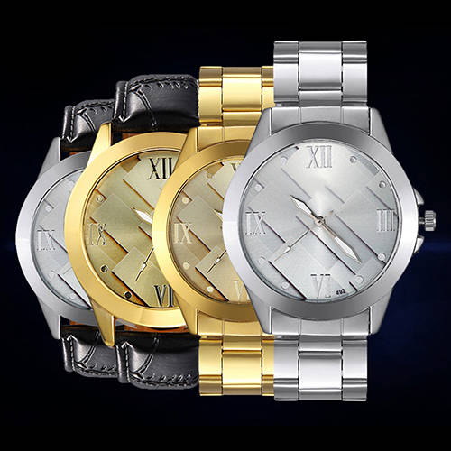 --********LADIES /MEN SILVER DESIGNER GEOMETRY STYLE  STAINLESS STEEL QUARTZ WATCH**