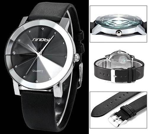--***LADIES **EXCELLENT SINOBI * S981L*ANALOG DRESS WATCH *BLACK*
