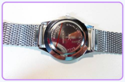 $199--***Womens Big Dial Nick Cabana Brand**Exclusive** White Dial Silver Stainless Steel Belt.**