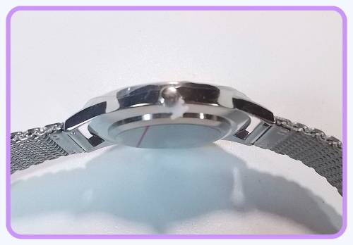 $199--***Womens Big Dial Nick Cabana Brand**Exclusive** White Dial Silver Stainless Steel Belt.**