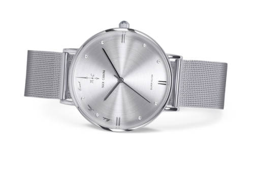 $199--***Womens Big Dial Nick Cabana Brand**Exclusive** White Dial Silver Stainless Steel Belt.**