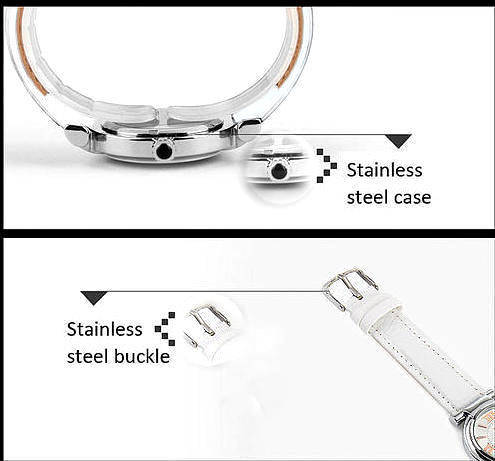 --***LADIES ** HOT FASHION **UK GENEVA ~  QUARTZ WATCH** LEATHER  STRAP