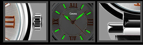 --***LADIES ** HOT FASHION **UK GENEVA ~  QUARTZ WATCH** LEATHER  STRAP