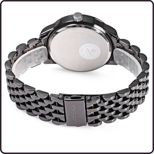 -- * **ELEGANT  SINOBI ALL STEEL BLACK ANALOG DRESS WATCH**