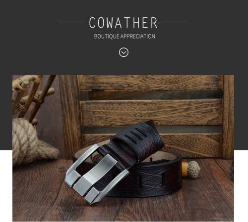 PRICE DROP !!** Men **TOP BRAND ~  LONGHORN~ COWATHER Genuine Leather Waist Belt   *