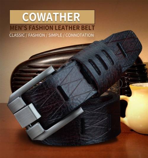 PRICE DROP !!** Men **TOP BRAND ~  LONGHORN~ COWATHER Genuine Leather Waist Belt   *