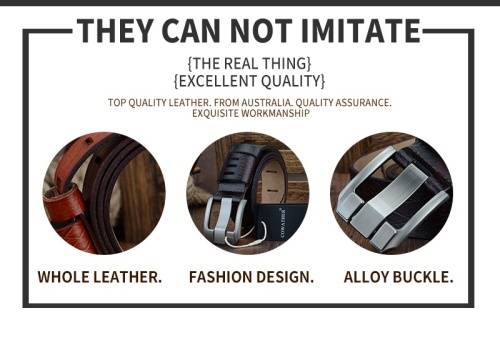 PRICE DROP !!** Men **TOP BRAND ~  LONGHORN~ COWATHER Genuine Leather Waist Belt   *