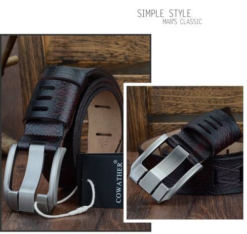 PRICE DROP !!** Men **TOP BRAND ~  LONGHORN~ COWATHER Genuine Leather Waist Belt   *