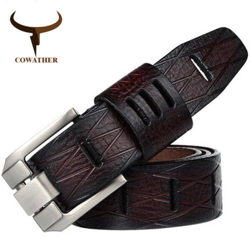 PRICE DROP !!** Men **TOP BRAND ~  LONGHORN~ COWATHER Genuine Leather Waist Belt   *