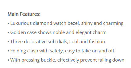 **LADIES  GENEVA CONTENA BIG DIAL DESIGNER STYLE STAINLESS STEEL QUARTZ WATCH**ROSE GOLD