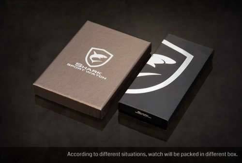 *$70* GOBLIN SHARK** - Men Dual Time Quartz Wrist Watch~ Real Musculine & Big**BOOK,BOX and PAPERS*