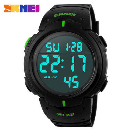 FREE SHIPPING !***SKMEI **Model : 1068  Chronograph Black  Multifunction Watch**
