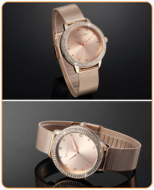 From UK ** Magnifisant*Taylor Cole Lady Georgeos Steel Band Bracelet Luxury Watch*FREE SHIPPING*