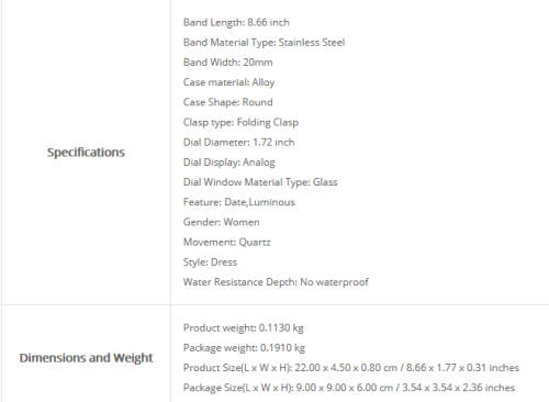 CRRJU 2210  -Quality Unisex Solid Built Analog Watch *Rose Gold *