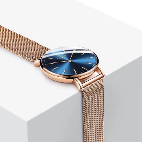 ** CLASSIC - Ladies~ Modern Trendy * BIG DIAL* LIGE 9895- Luxury All Steel *FREE SHIPPING*