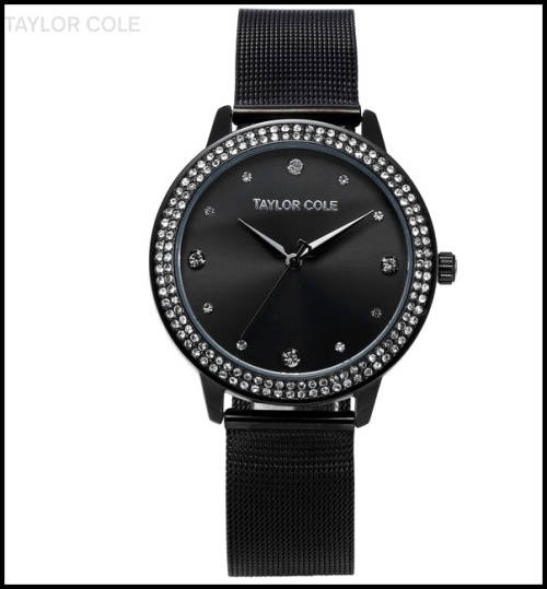 From UK ** Magnifisant*Taylor Cole Lady Georgeos Steel Band Bracelet Luxury Watch*FREE SHIPPING*