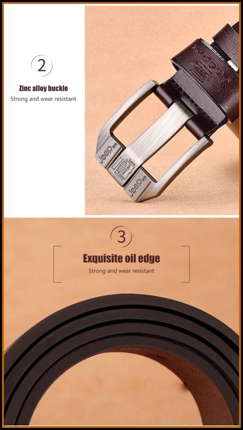 *Men * Designer * Buckle Brown or Black Leather Waist Belt-HIGH FASHION HOT!