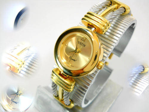 -MODERN JUSTIN  LADIES  WATCH-GOLD COLORED