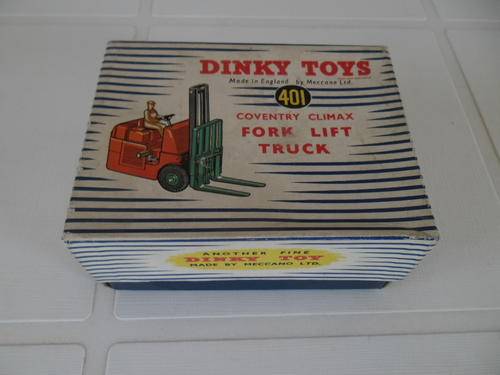dinky toys 401 fork lift truck empty box only