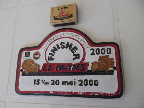 Le Mans ceramic art tile made in Holland