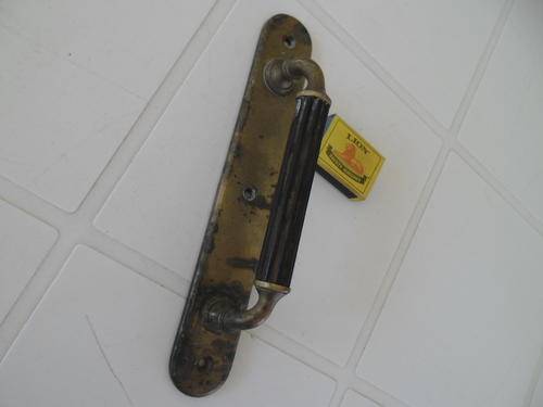 vintage large brass handle size is 250mm long