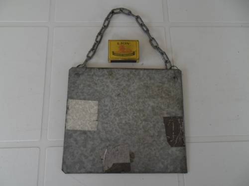 Used small lock out sign size is 190mm wide postage is R50