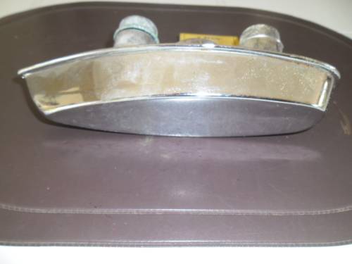 Art deco style salt pepper muster ship holder size is 200mm long