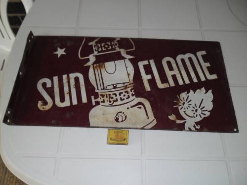 Very rare old flange type double sided enamel sign size is 610mm long