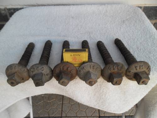 6 - old SAR bolts see dates on photos ordinary postage SAPO is R60 in RSA only