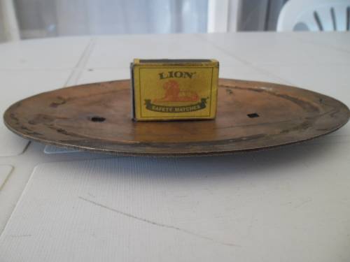 Rare Gloucester railway carriage builders brass plate 218mm wide postage R70