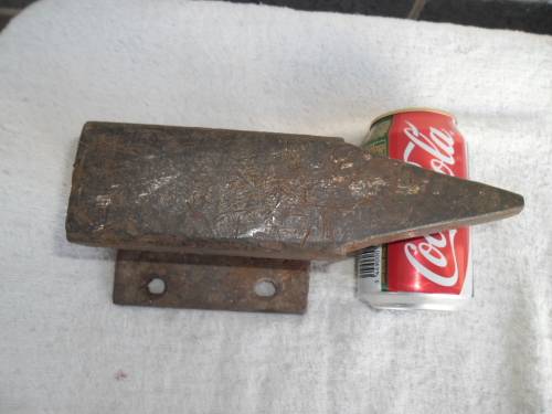 Small old handmade anvil size is 210mm long ordinary postage is R80