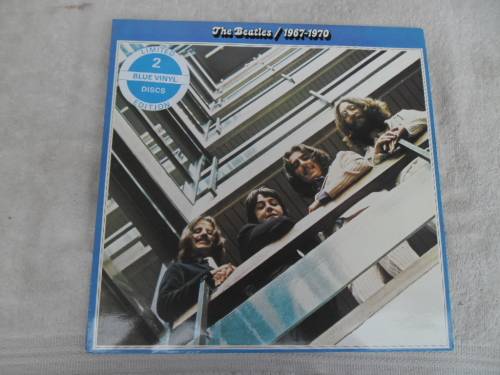 The Beatles 1967-1970 double blue vinyl in VG condition