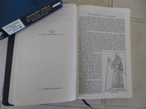 Very rare 1951 Freemasonry Bible King James Version