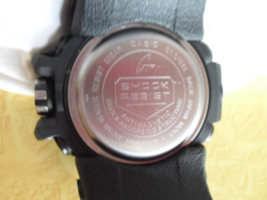 Casio G-Shock Mudmaster mens watch with no serial no. on the watch at all working