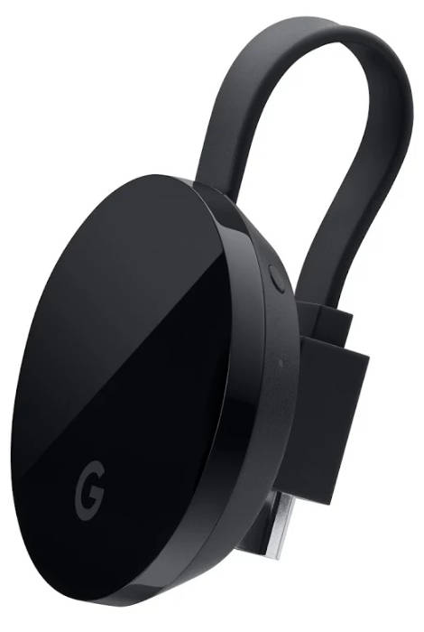 GOOGLE CHROMECAST ULTRA/4K HDMI STREAMING MEDIA PLAYER BLACK | INSTOCK