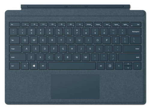 MICROSOFT SURFACE PRO 2017 SIGNATURE TYPE COVER COBALT BLUE | INSTOCK