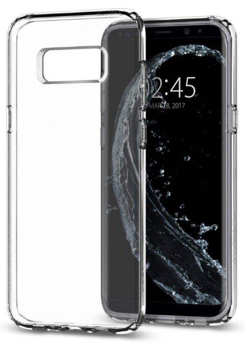 SAMSUNG GALAXY S8 PREMIUM SLIM LIQUID CRYSTAL CASE CLEAR SPIGEN | INSTOCK