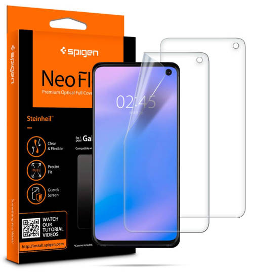 SAMSUNG GALAXY S10 PREMIUM NEO-FLEX SCREEN PROTECTOR 2PK SPIGEN | INSTOCK