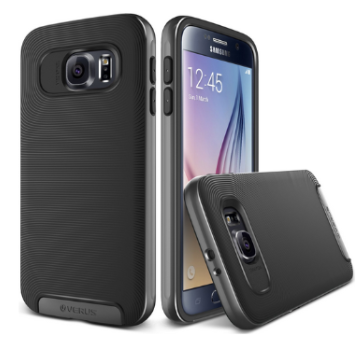 SAMSUNG GALAXY S6 PREMIUM AIR SPACE CUSHION CASE BLACK/SILVER VERUS | INSTOCK