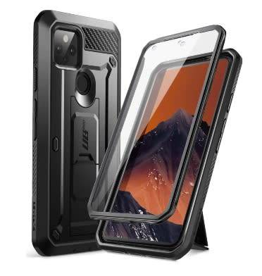 GOOGLE PIXEL 5 FULL BODY RUGGED PROTECTIVE CASE BLACK SUPCASE | INSTOCK